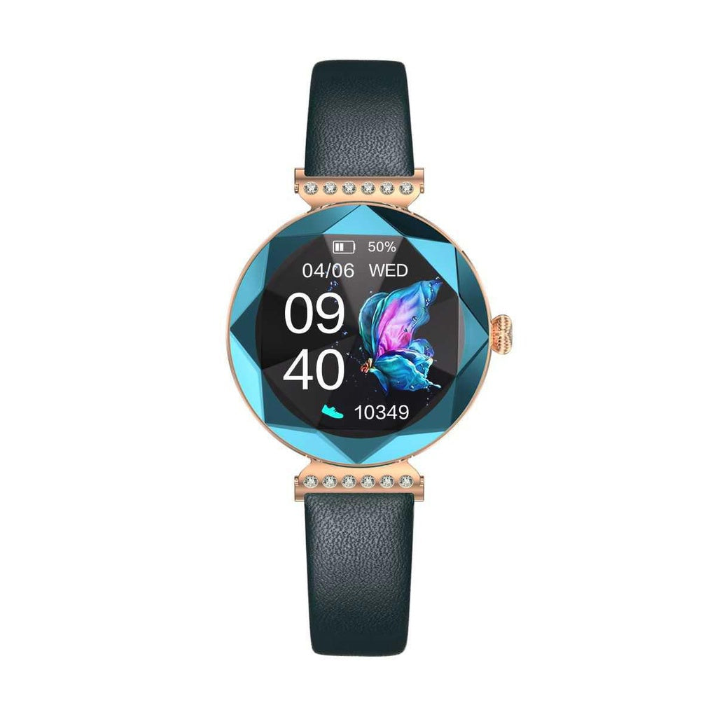 Green Lion Swarovski Smart Watch - ساعة جرين ليون الذكية مع كريستالات سواروفسكي