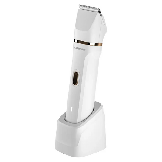Green Lion Trim X5 Body Hair Trimmer - White - ماكينة حلاقة الجسم جرين ليون – دقيقة ومريحة