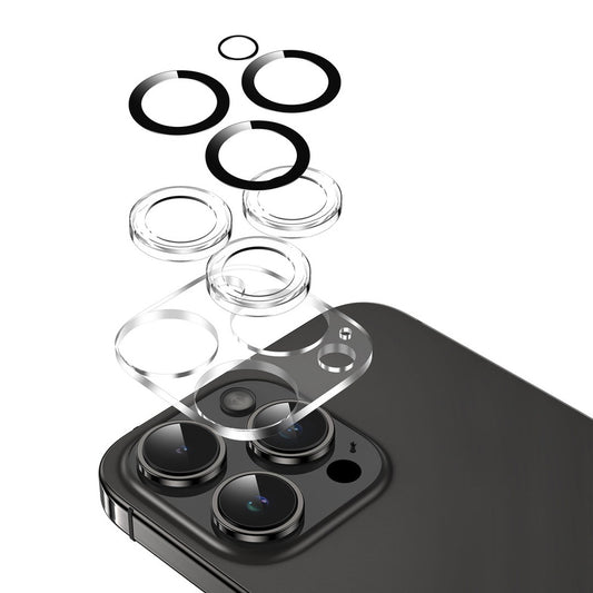 جرين لايون واقي عدسة الكاميرا لهاتف ايفون 15 برو / 15 برو ماكس - شفاف | Green Lion Transparent Lens for iPhone 15 Pro / iPhone 15 Pro Max - Transparent