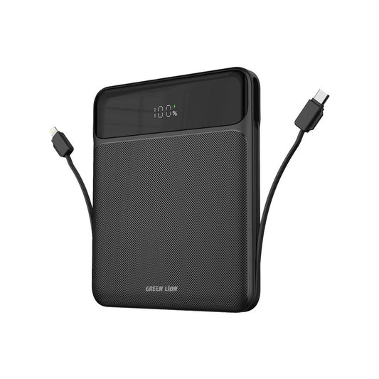 Green Lion Ultra Thin 120W 20000mAh Power Bank - باور بانك جرين ليون ألترا ثين 120 واط 20000mAh