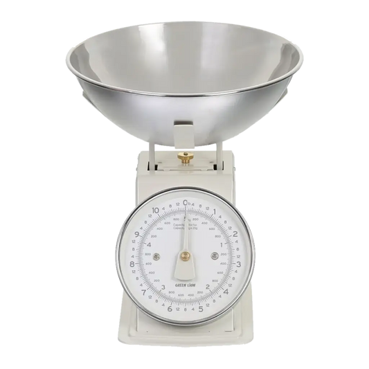 ميزان مطبخ جرين لايون الكلاسيكي - كريمي | Green Lion Vintage Kitchen Scale - Cream