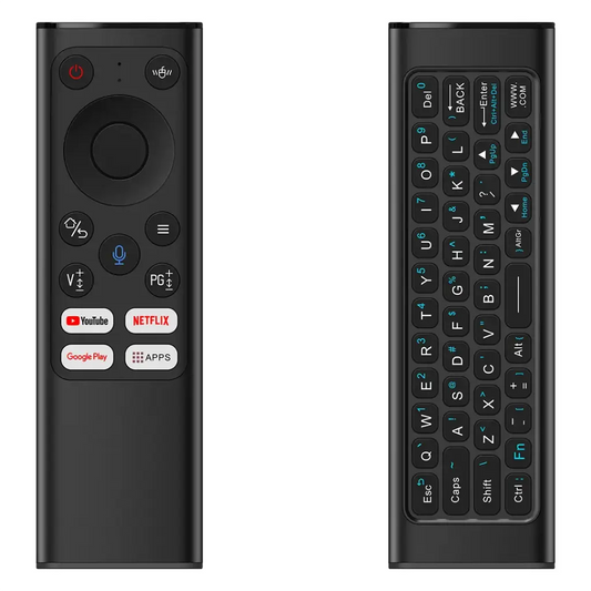 Green Lion Wireless Remote Pro with Keyboard and Mouse - Black -جهاز جرين ليون وايرلس ريموت برو مع لوحة مفاتيح وفأرة