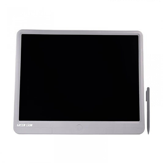Green Lion LCD Digital Writing Pad 15" - Gray -لوحة كتابة رقمية جرين ليون ال سي دي 15 بوصة للأطفال والكبار