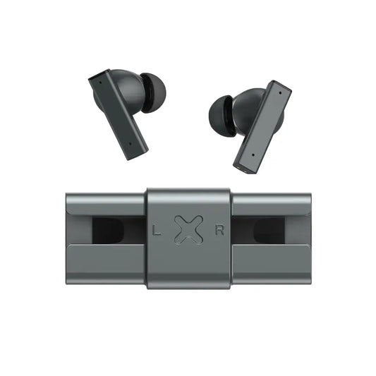 سماعات جرين لايون ZINC Y ميتال اللاسلكية بخاصية الغاء الضوضاء - اسود | Green Lion ZINC Y Metal Earbuds TWS with ANC - Black