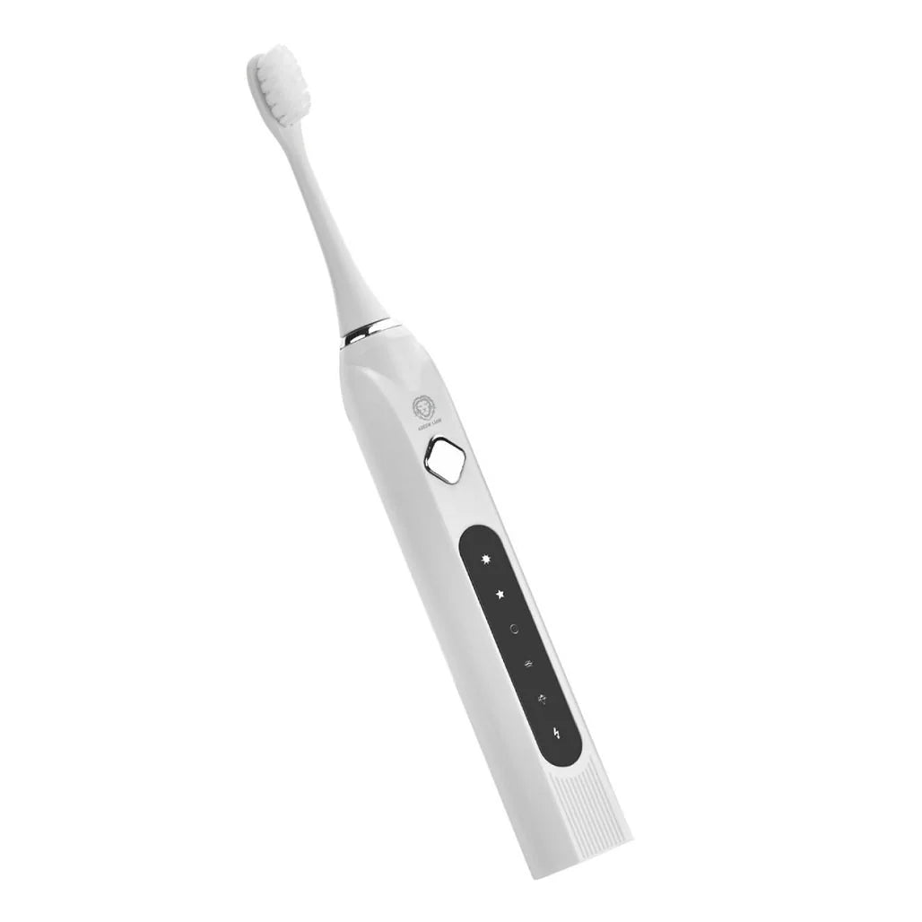 فرشاة الاسنان الكهربائية من جرين لايون ( الجيل الثاني ) - ابيض | Green Lion Electric Toothbrush (Gen-2) – White