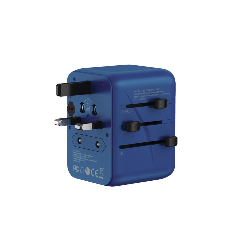 Green Lion 12W Universal Travel Adapter - محول السفر العالمي Green Lion بقوة 12 واط