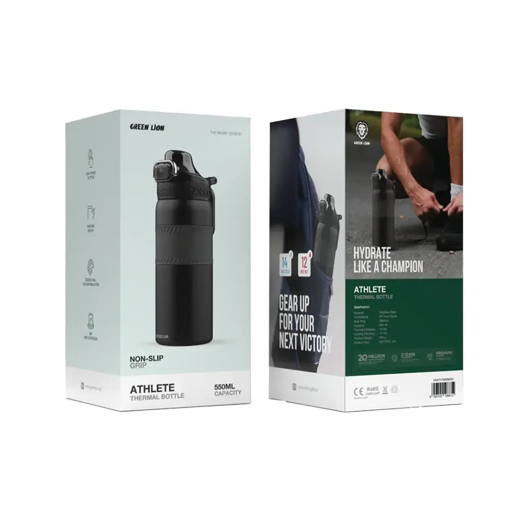 قارورة حرارية للرياضيين من جرين لايون | Green Lion Athlete Thermal Bottle