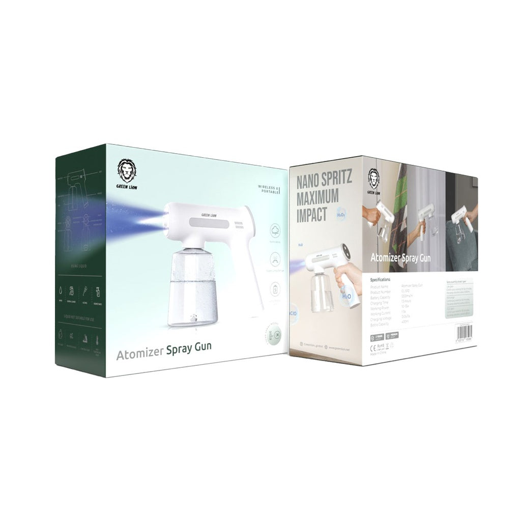 مسدس الرش للتنظيف جرين لايون اتومايزر عالي الاداء - ابيض | Green Lion Atomizer Spray Gun - White