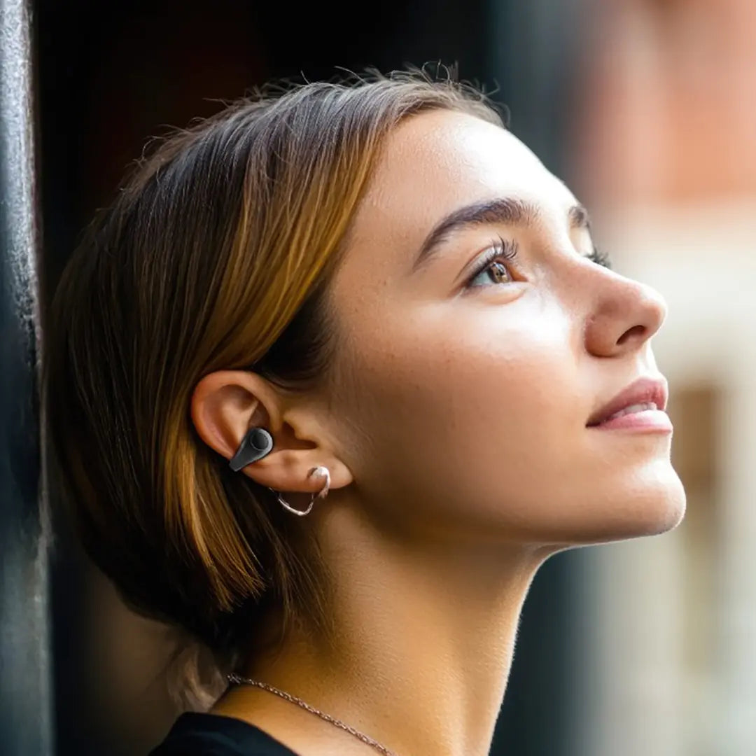 سماعات جرين لايون اوريكس اللاسلكية - اسود | Green Lion Aurix Clip-On Earbuds - Black