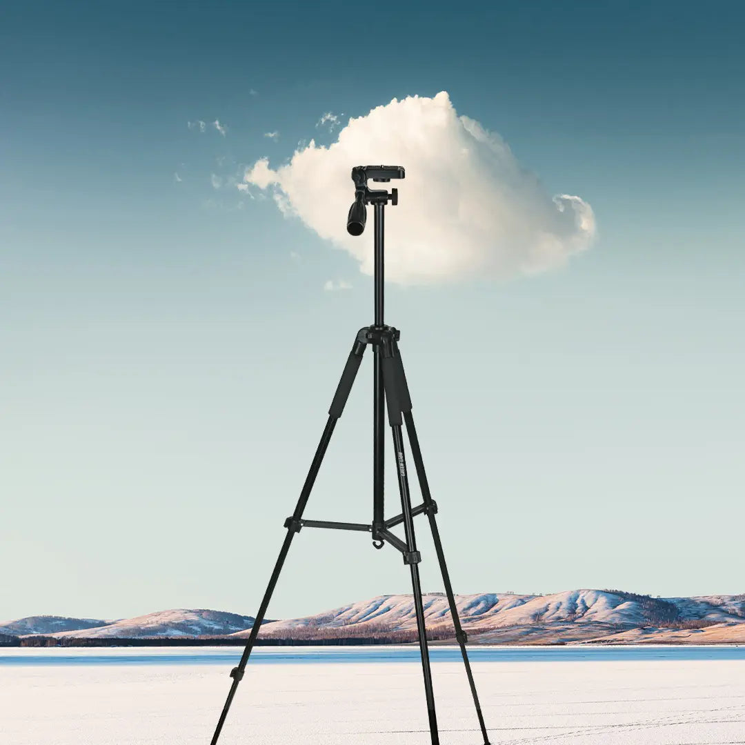 ترايبود جرين لايون GTP-150 الاحترافي من الالمنيوم - اسود | Green Lion GTP-150 Tripod - Professional Aluminum - Black