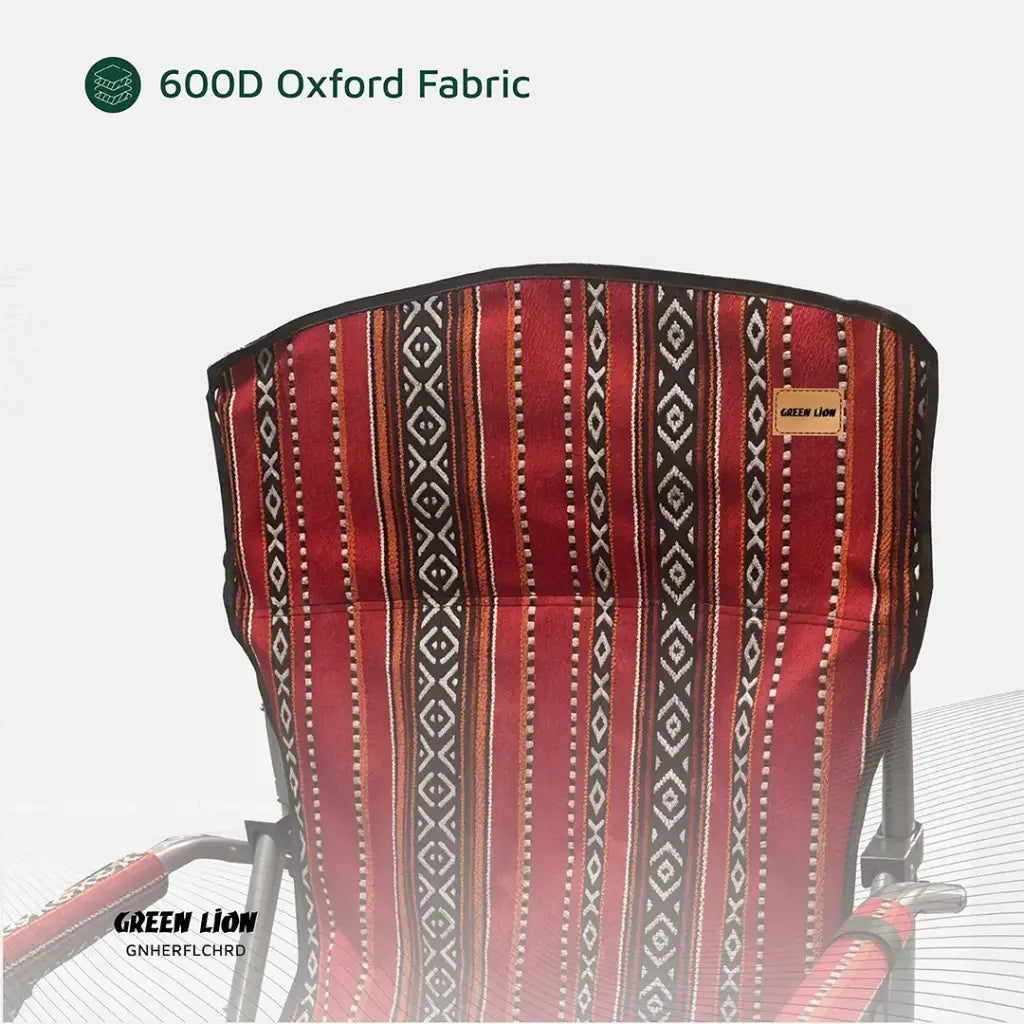 كرسي جرين لايون هيريتج القابل للطي - احمر | Green Lion Heritage Foldable Chair - Red
