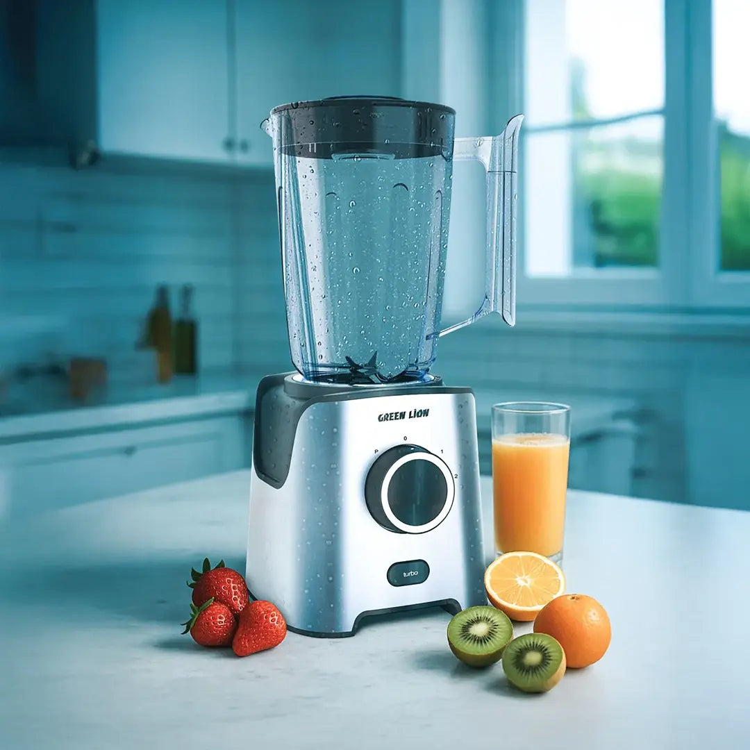 خلاط عصير جرين لايون جت بليند بقدرة 650 واط - رمادي | Green Lion Jet Blend Pro Juice Blender 650W - Gray