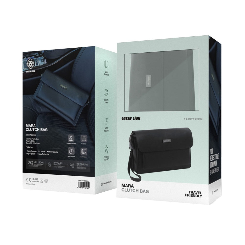 جرين لايون مارا حقيبة كلاتش | Green Lion Mara Clutch Bag