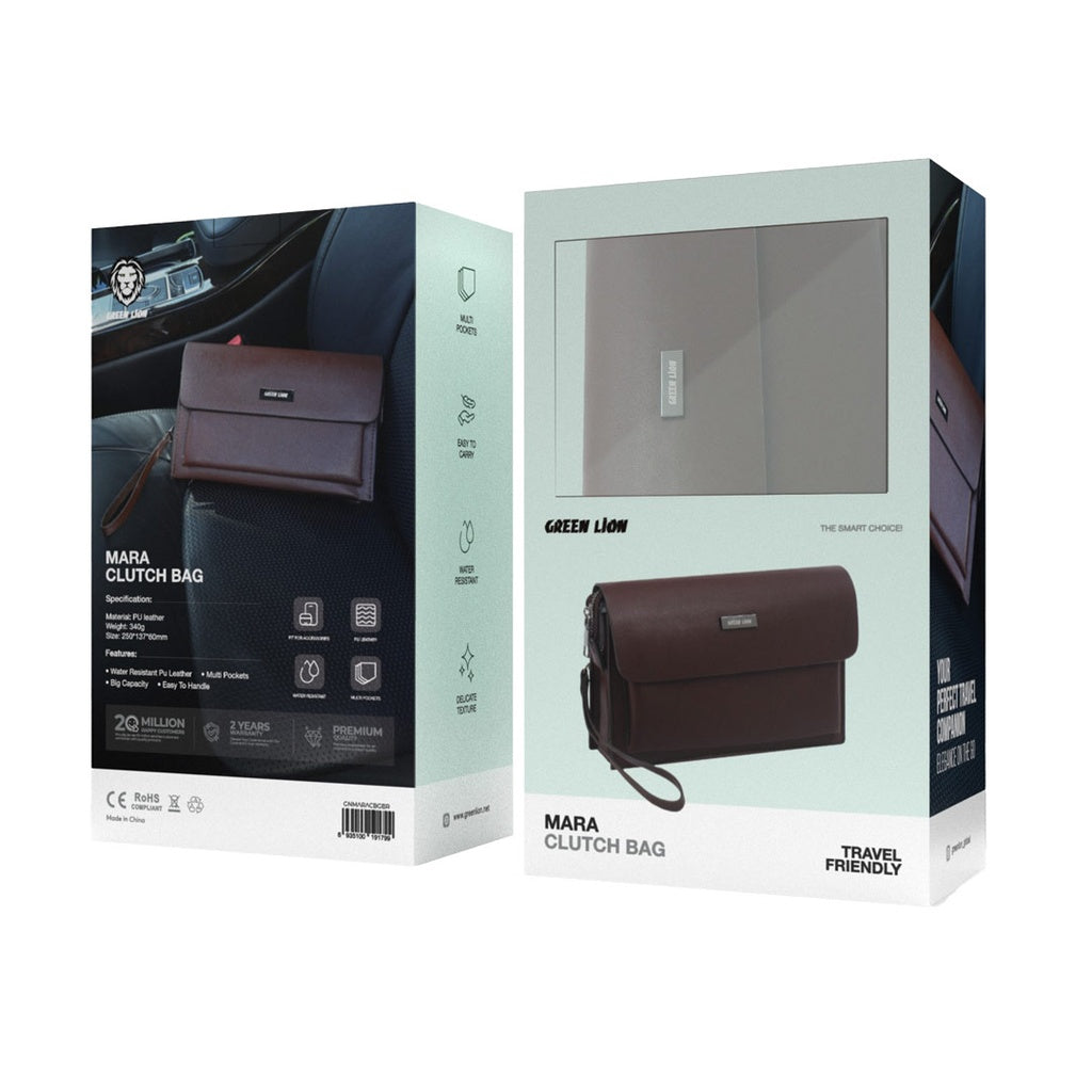 جرين لايون مارا حقيبة كلاتش | Green Lion Mara Clutch Bag