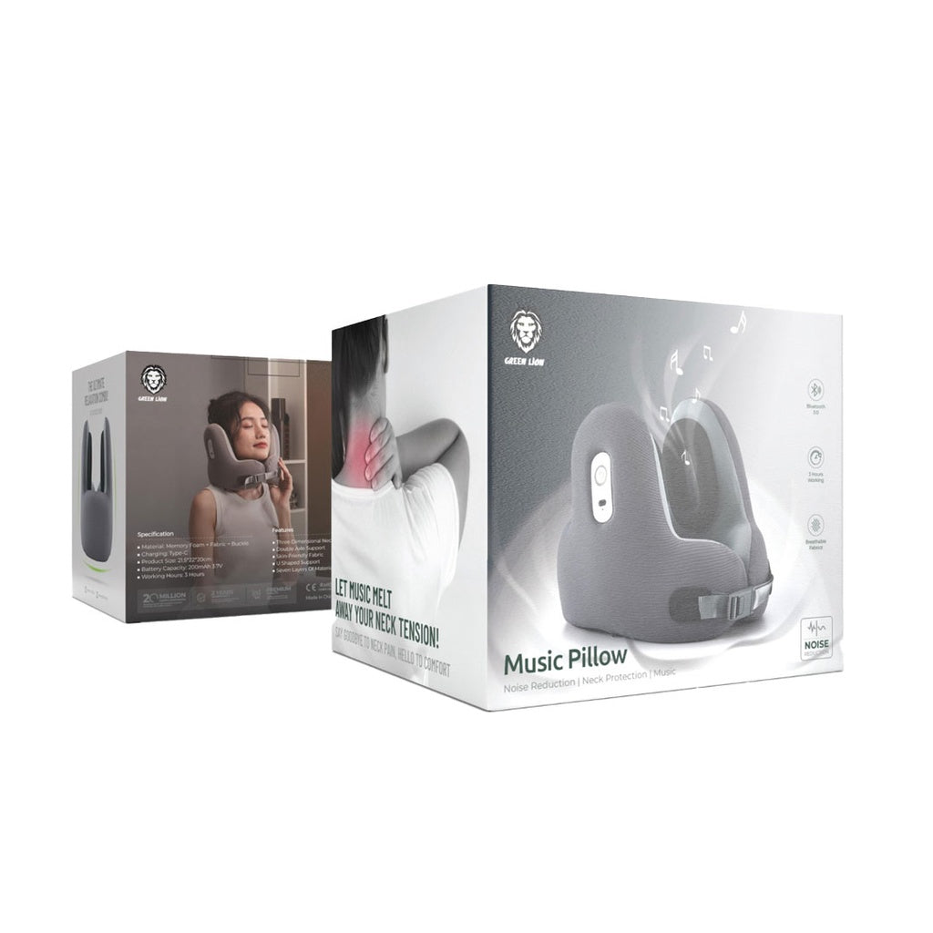 وسادة موسيقية لحماية الرقبة من جرين لايون | Green Lion Music Pillow Neck Protection