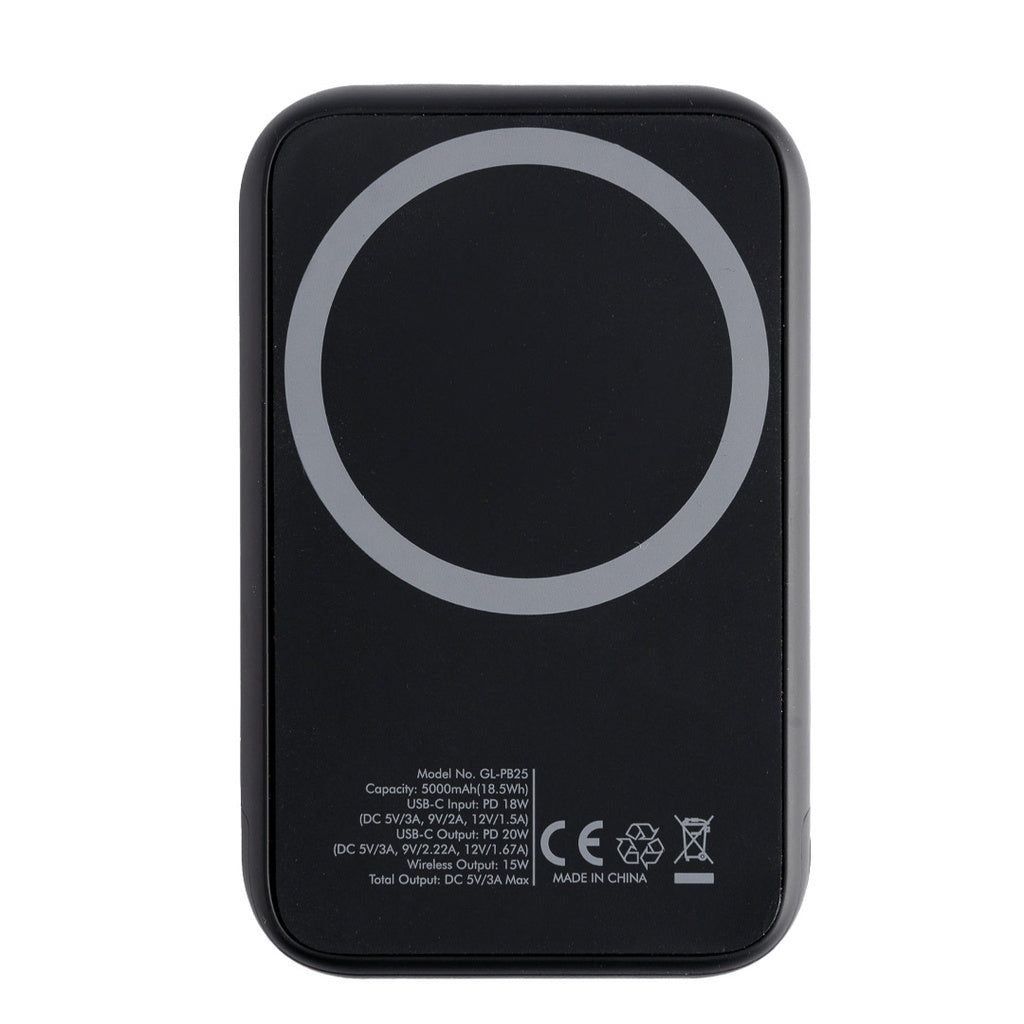 Green Lion Power Ring Fast Charging Power Bank 5000mAh PD 20W -جرين ليون باور رينج باور بنك سريع الشحن 5000 مللي امبير بي دي 20 واط