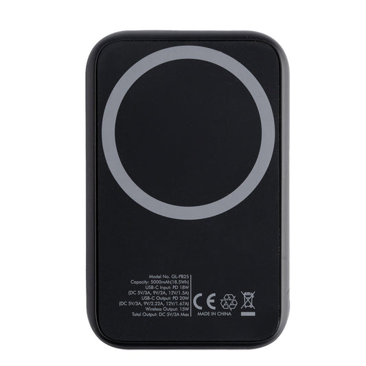 Green Lion Power Ring Fast Charging Power Bank 5000mAh PD 20W -جرين ليون باور رينج باور بنك سريع الشحن 5000 مللي امبير بي دي 20 واط