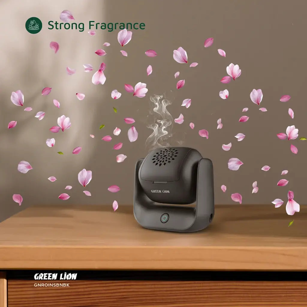 جرين لايون مبخرة عطور قابلة للدوران - اسود | Green Lion Rotatable Incense Burner - Black