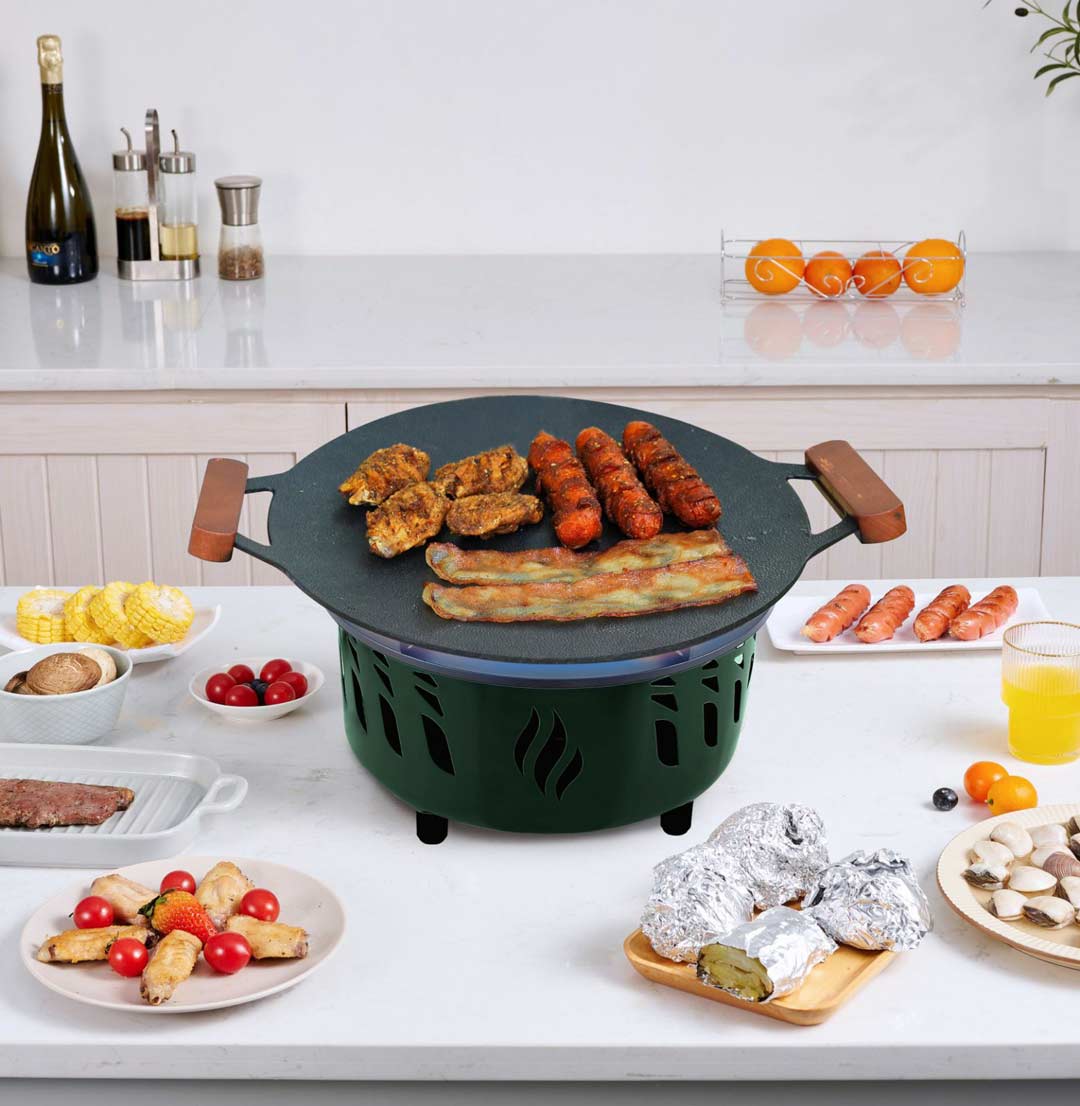 موقد التخييم جرين لايون بـ7 شعلات مع حقيبة تخزين | Green Lion Seven Burner Camping Stove with Storage Bag