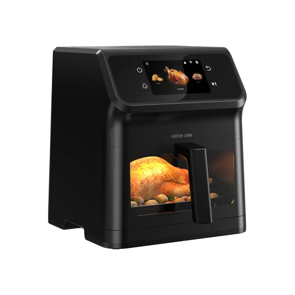 Green Lion Smart Air Fryer 6.5L - قلاية هوائية ذكية سعة 6.5 لتر طهي صحي بدون زيت مع واي فاي جرين ليون