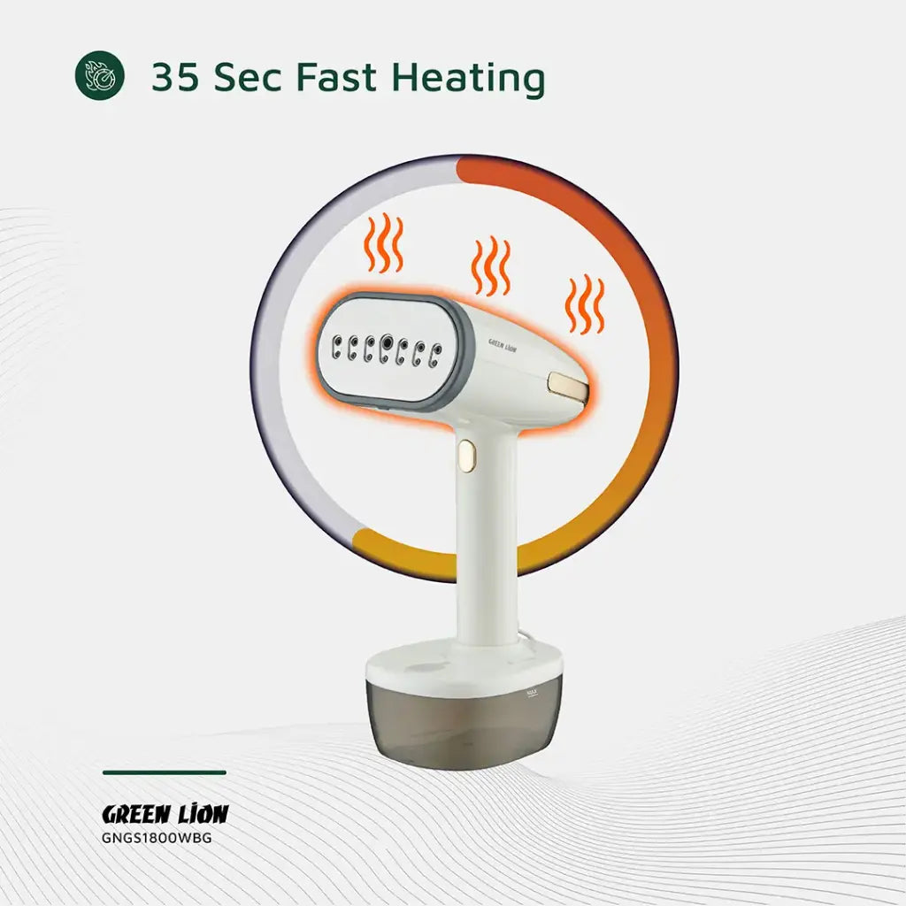 مكواة بخار جرين لايون للملابس بقدرة 1800 واط | Green Lion Steam 1800W Garment Steamer