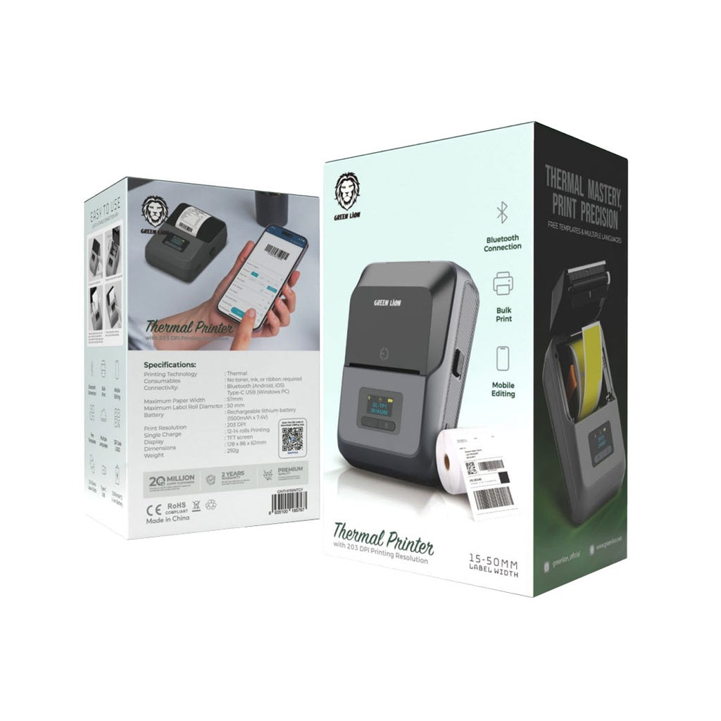 طابعة حرارية جرين لايون | Green Lion Thermal Printer