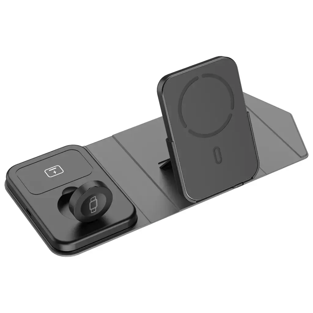 باور بانك جرين لايون تريو جارج برو بسعة 5000 مللي امبير وبقدرة شحن 20 واط - رمادي | Green Lion Trio Charge Pro 5000mAh Power Bank PD 20W - Gray