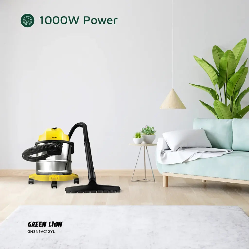 مكنسة كهربائية جرين لايون ألترا 3 في 1 بسعة 12 لتر | Green Lion Ultra 3 In 1 Vacuum Cleaner 12L