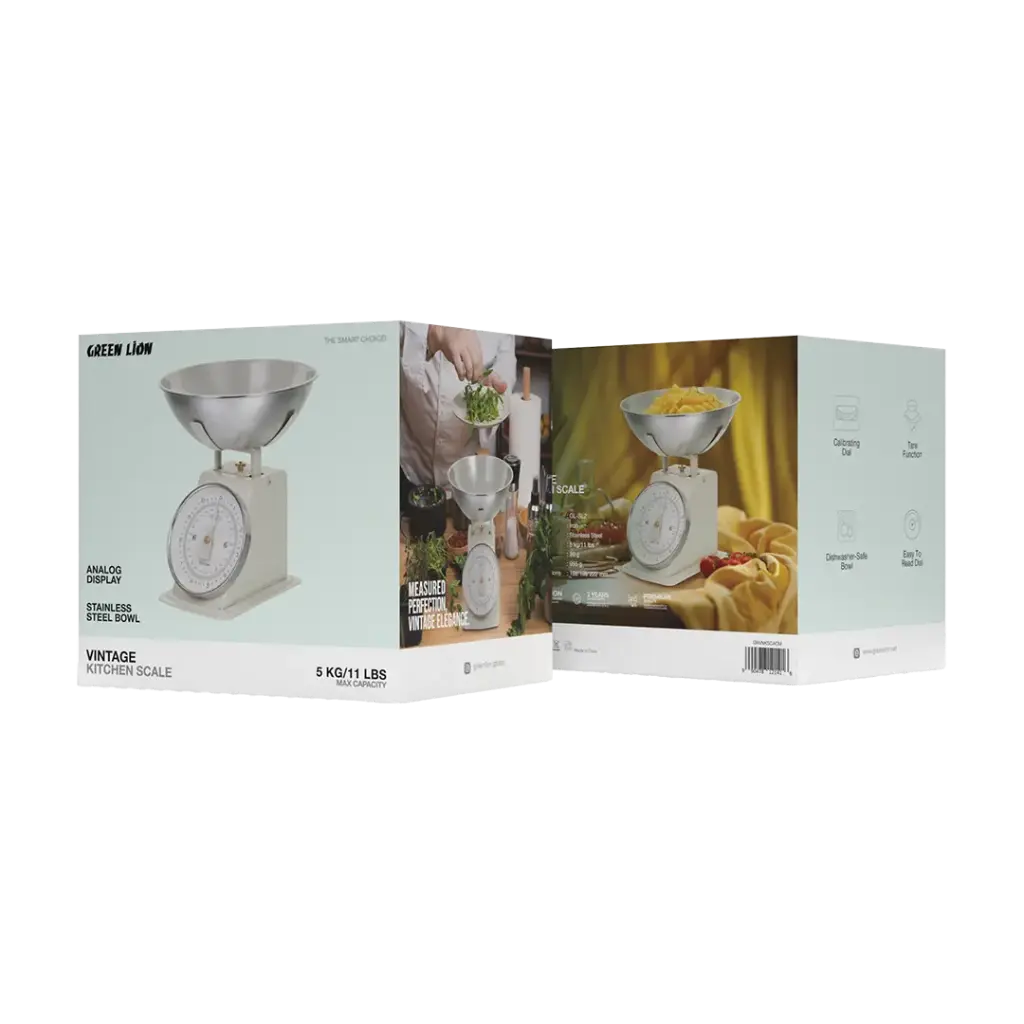 ميزان مطبخ جرين لايون الكلاسيكي - كريمي | Green Lion Vintage Kitchen Scale - Cream