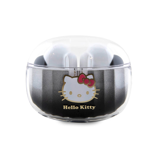 Hello Kitty True Wireless Earbuds with Gradient Electroplating Logo | سماعة Hello Kitty لاسلكية بتصميم متدرج وشعار كهربائي