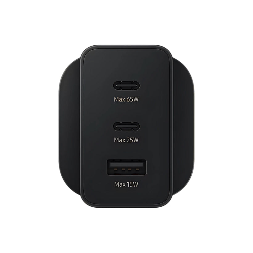 Samsung 65W Power Adapter – Fast, Multi-Device USB Charger - شاحن سامسونج جداري 65 واط – شحن فائق السرعة متعدد الأجهزة
