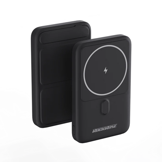 RockRose MAGAIR 10 MAX 10000mAh 15W Magnetic Wireless Power Bank - باور بانك الاسلكي بسعة 10الاف ميلي أمبير بقدرة 15 واط من روك روز