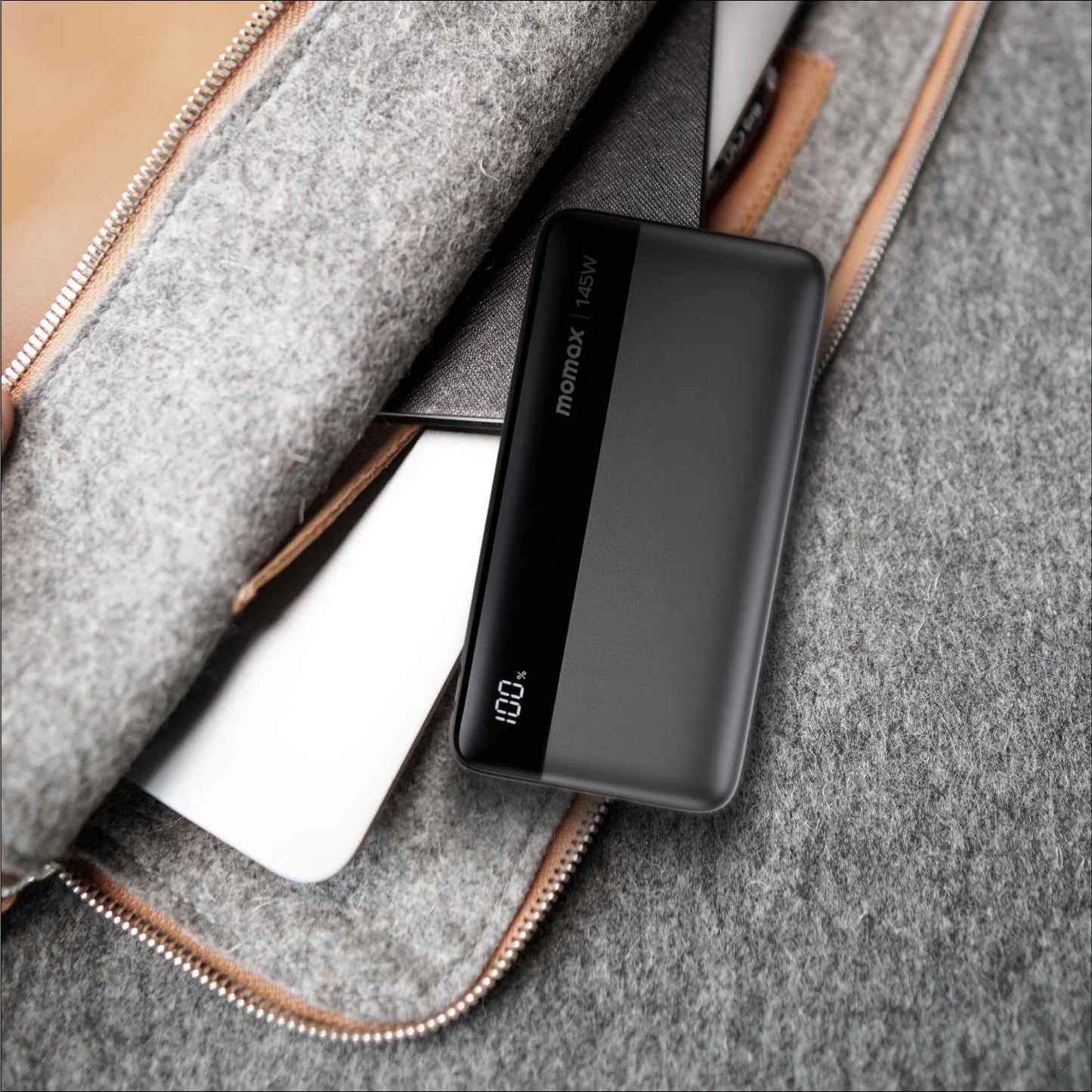 Momax Power 25000mAh 145W PD Fast Charging External Battery Pack - باور بانك مورماكس بور بسعة 25000 مللي امبير يدعم شحن سريع 145 واط