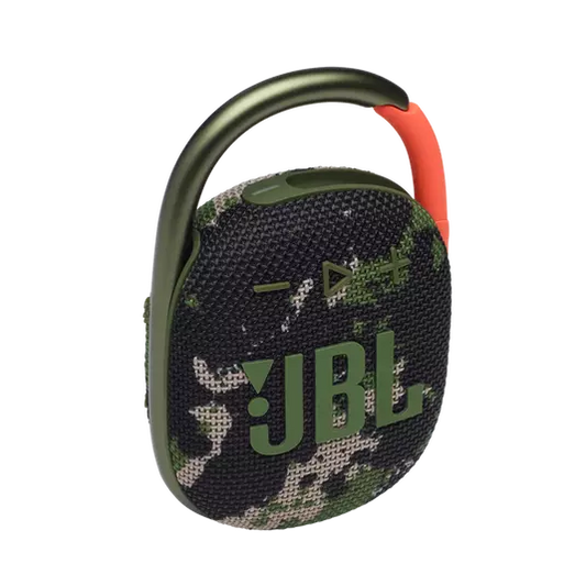 JBL Clip 4 Portable Mini Bluetooth Speaker 10 hours of playtime - جي بي ال كليب 4 مكبر صوت بلوتوث صغير محمول صوت كبير وصوت جهوري قوي حلقة تثبيت مدمجة مقاومة للماء والغبار 10 ساعات من التشغيل