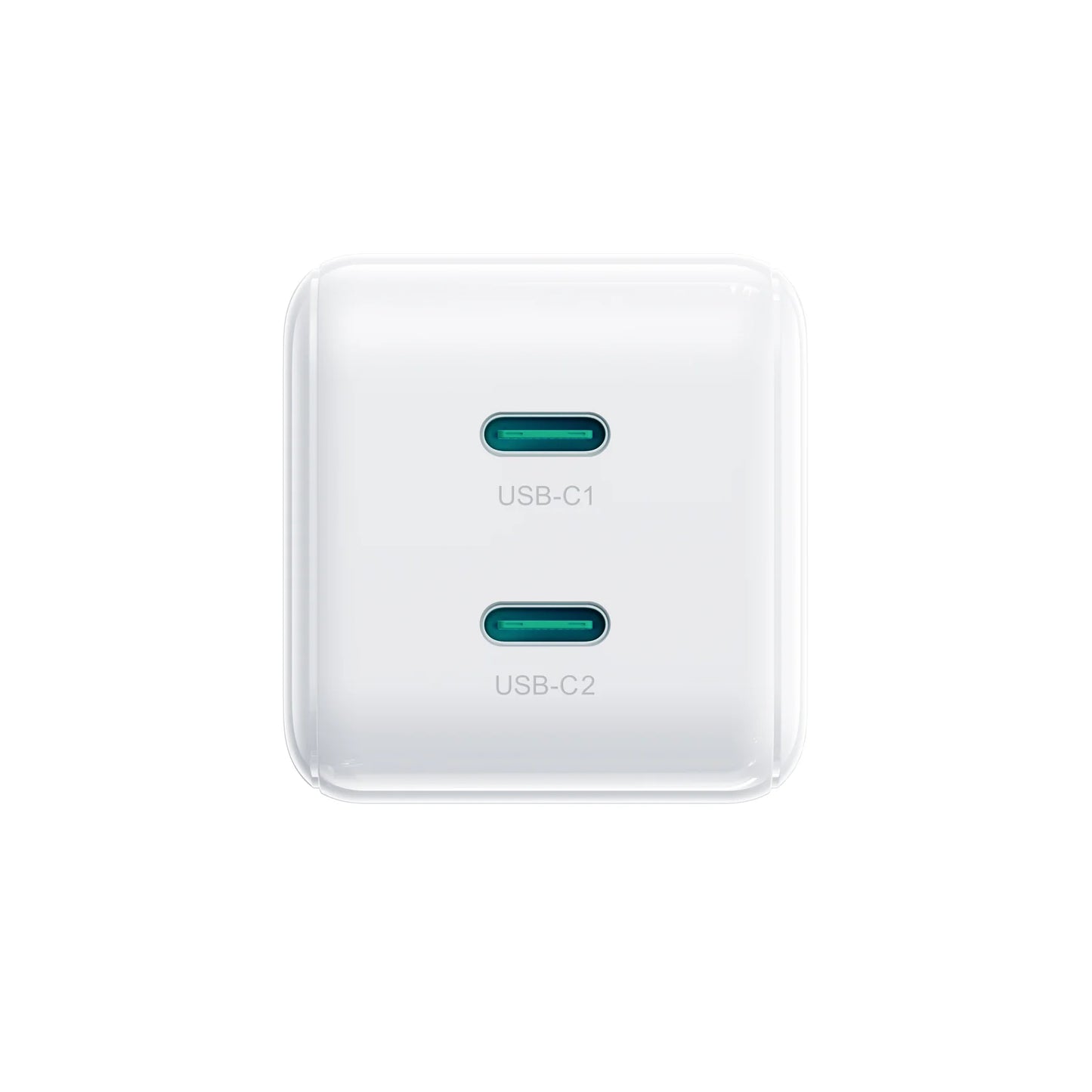 شاحن جداري جويرووم GaN بقدرة شحن 45 واط وخاصية تنظيم الكيبلات - ابيض | JOYROOM JR-TCL05 45W Cable Management GaN Charger UK – White