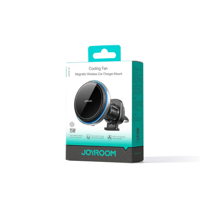 شاحن سيارة جويرووم JR-ZS387 مغناطيسي لاسلكي لفتحات التهوية | JOYROOM JR-ZS387 Magnetic Wireless Air Vent Car Charger Mount