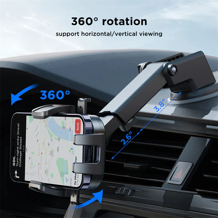 JOYROOM JR OK6 Adjustable Car Phone Mount Holder -حامل هاتف للسيارة قابل للتعديل من جوي روم