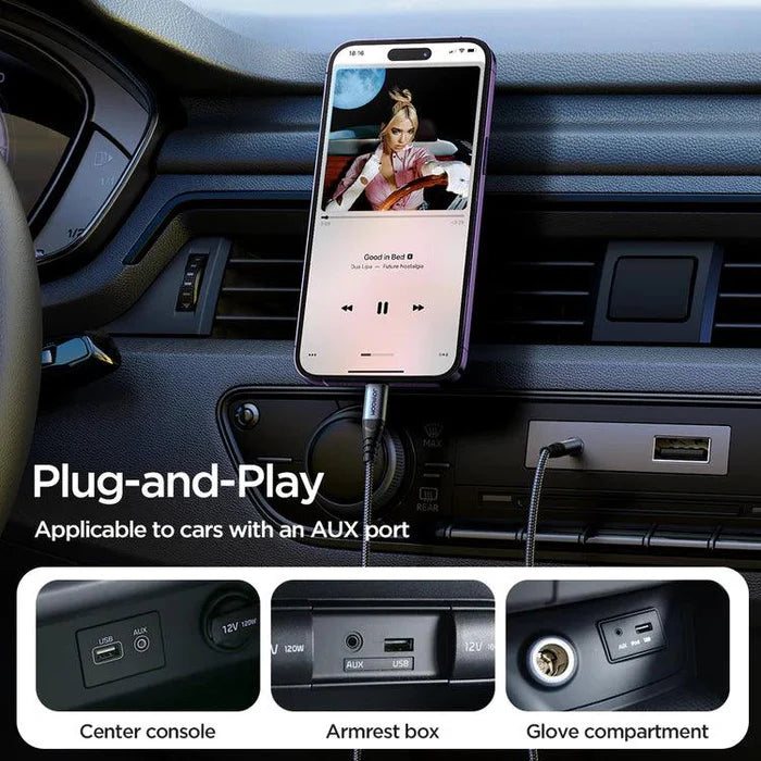 Joyroom AUX Audio Cable Lightning to 3.5mm 1.2m - كابل صوت من جوي روم من لايتينج إلى 3.5 ملم بطول 1.2 متر