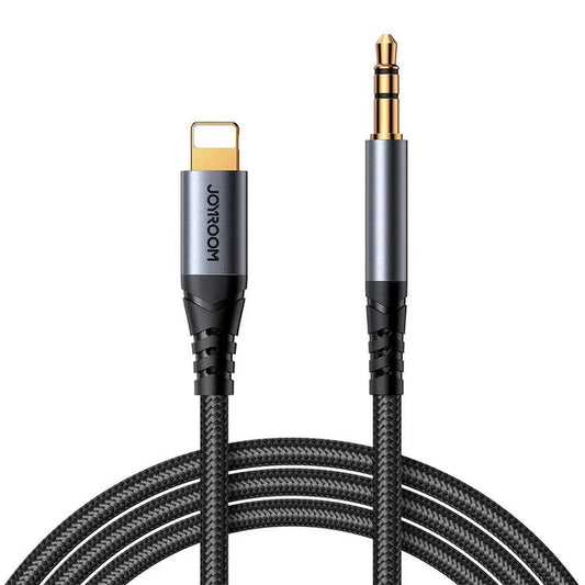 Joyroom AUX Audio Cable Lightning to 3.5mm 1.2m - كابل صوت من جوي روم من لايتينج إلى 3.5 ملم بطول 1.2 متر