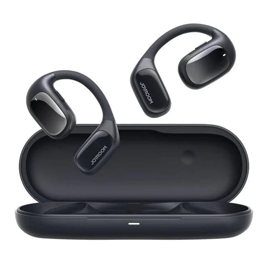 سماعات جويرووم JR-OE1 اللاسلكية بتصميم مفتوح للاذن, تشغيل حتى 40 ساعة - اسود | JOYROOM Openfree JR-OE1 True Wireless Open-Ear Headphones – 40H Playtime – Black