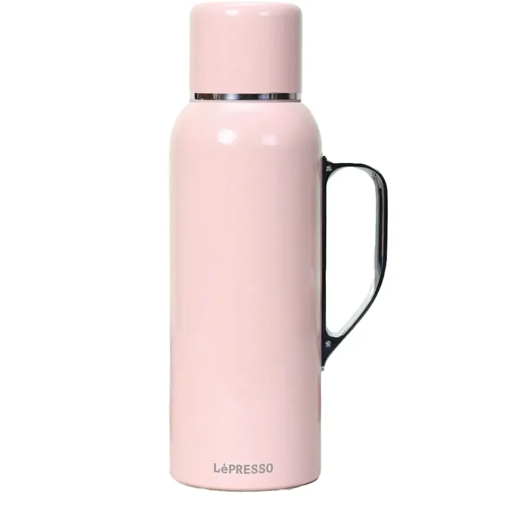 قارورة ليبريسو الحرارية ثيرمو سنس ستانلس ستيل معزولة مع مؤشر حرارة | LePresso ThermoSense Stainless Steel Insulated Bottle with Temperature Gauge