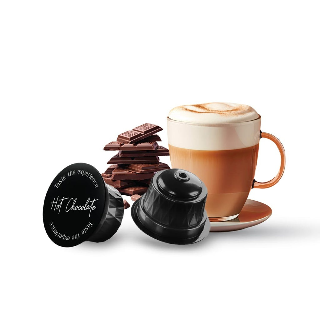 LePresso Hot Chocolate Capsules for Dolce Gusto 16 - كبسولات شوكولاتة ساخنة من ليبريسو لماكينة دولتشي جوستو، ١٦ قطعة