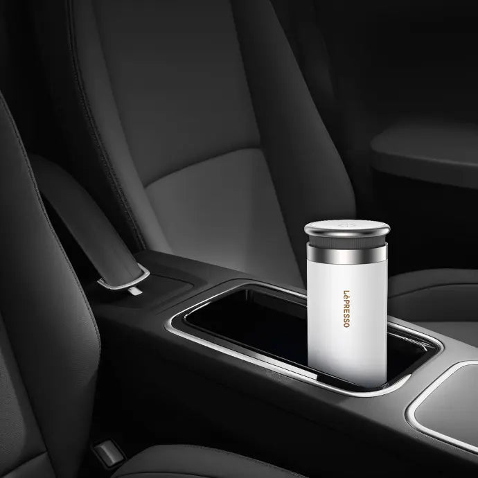 LePresso 300ml Portable Car Kettle 12V, 96W, Temp Control - غلاية Lليبريسو محمولة 300 مل بفتحة سيارة وتحكم حراري