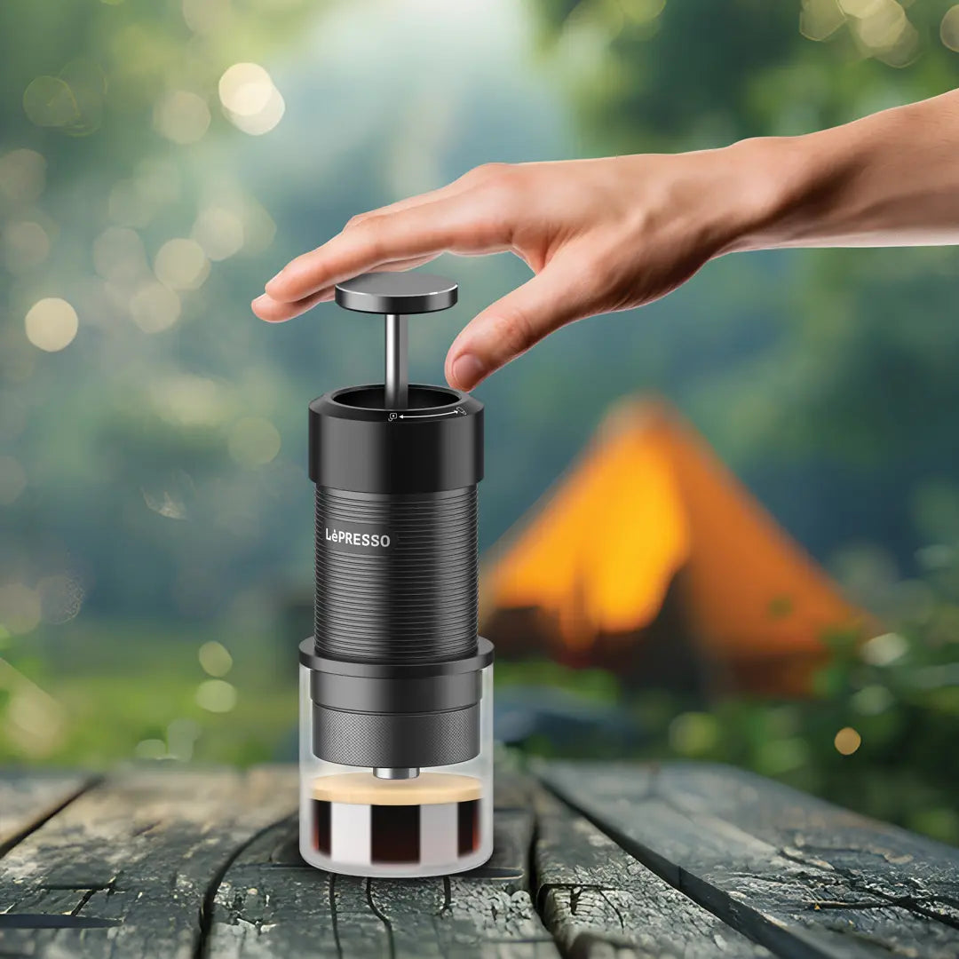 ماكينة ليبريسو اليدوية لتحضير الاسبريسو - اسود | LePresso Hand Press Espresso Maker - Black