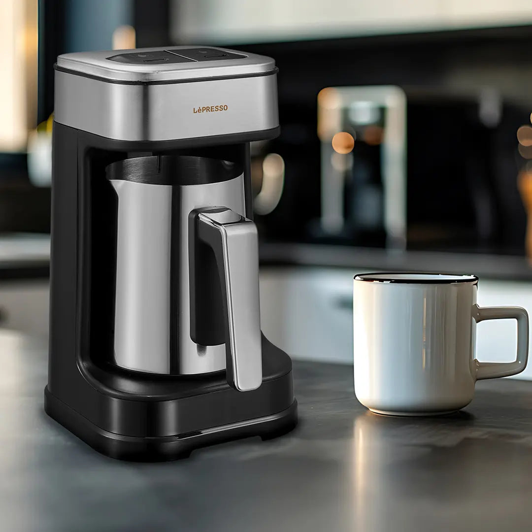 Lepresso Dual Mode Turkish Coffee Maker 250ml - ماكينة تحضير القهوة التركية من ليبرسو 250 مل