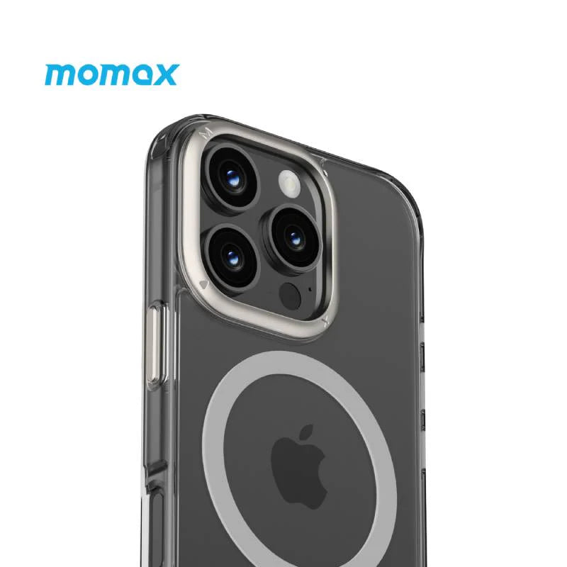 Momax Clear Magnetic Case for iPhone 16 Pro Max - غطاء موماكس شفاف مغناطيسي لهاتف ايفون 16 برو ماكس