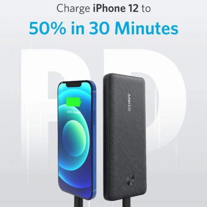 ANKER PowerCore III Sense 10000mAh 20W max output - باور بانك انكر باور كور  بسعة 10000 ملي امبير