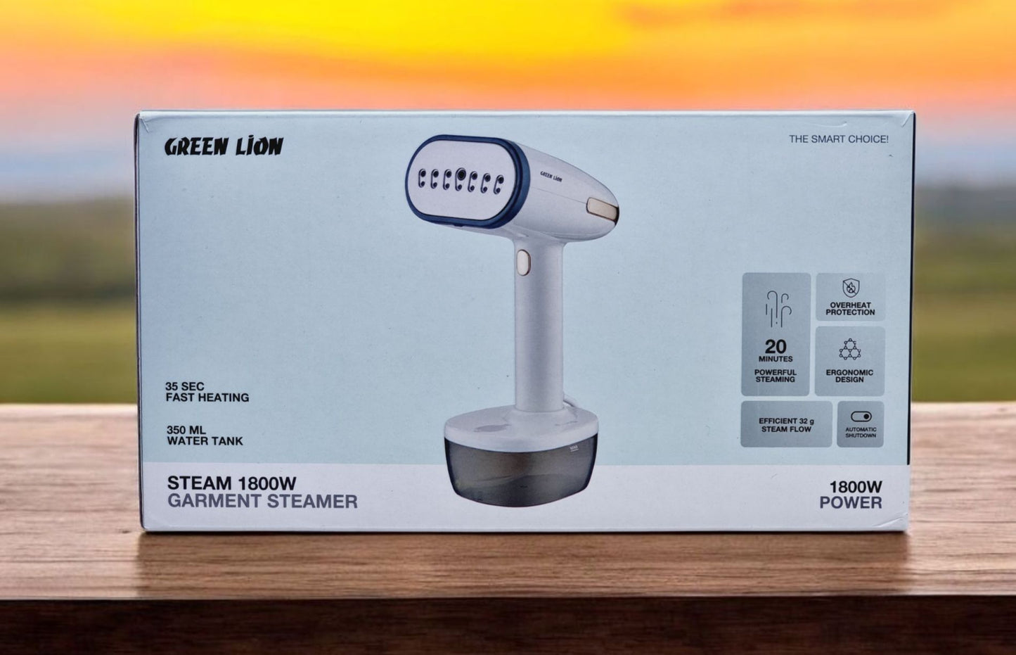 مكواة بخار جرين لايون للملابس بقدرة 1800 واط | Green Lion Steam 1800W Garment Steamer