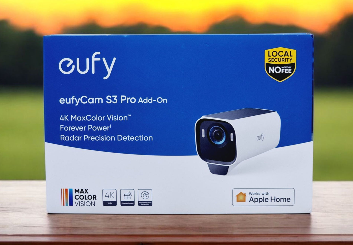 Anker EufyCam S3 Pro Add-On Security Camera – 4K | كاميرا مراقبة اضافية انكر يوفي كام S3 برو, دقة 4K