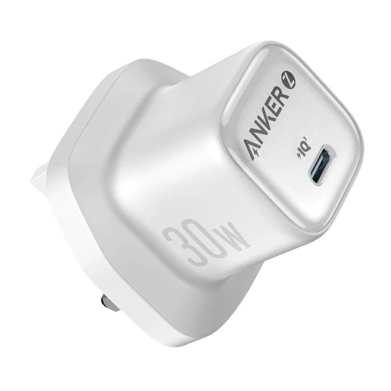 Anker Zolo Wall Charger 30W USB-C – Compact and Fast - شاحن حائط انكر زولو 30 وات بمنفذ تايب سي